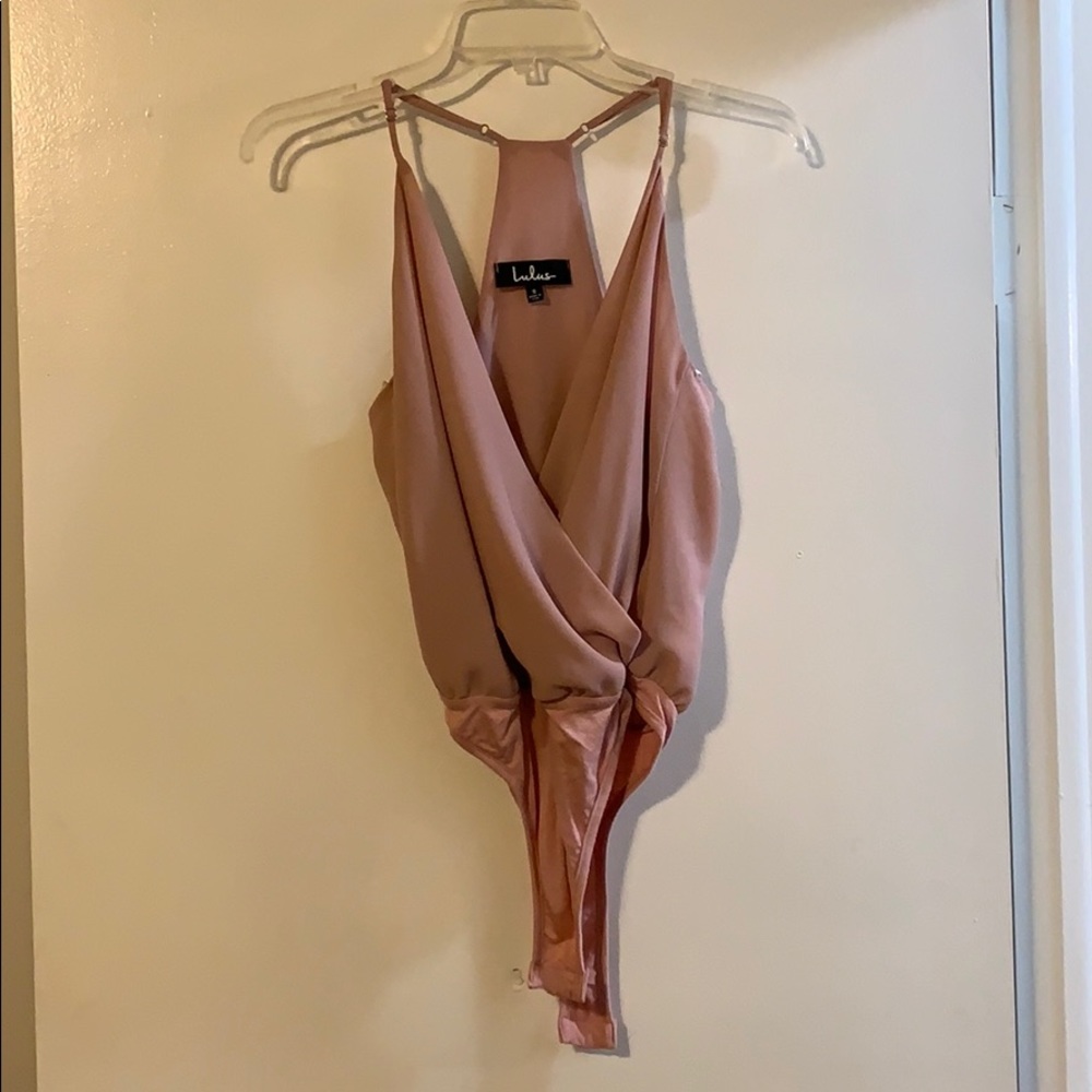 Lulus v neck bodysuit